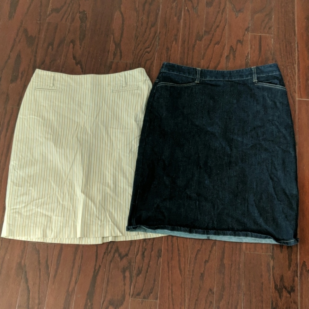 Lot of two Ann Taylor skirts